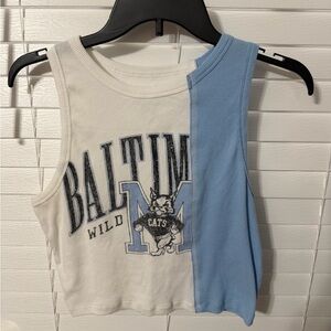 Hollister Ribbed Tank Top - White